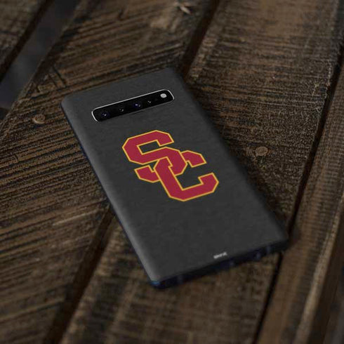 University of Southern California USC Dark Grey Logo Galaxy S10 Skin