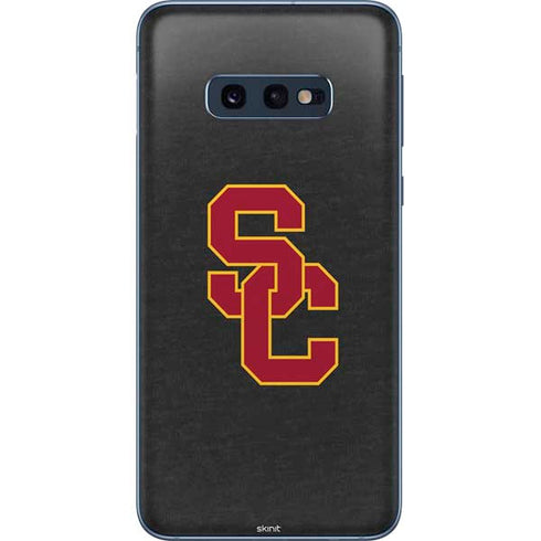 University of Southern California USC Dark Grey Logo Galaxy S10e Skin