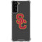 University of Southern California USC Dark Grey Logo Galaxy S21 FE Clear Case