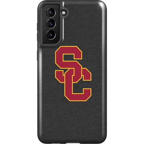 University of Southern California USC Dark Grey Logo Galaxy S21 FE Pro Case