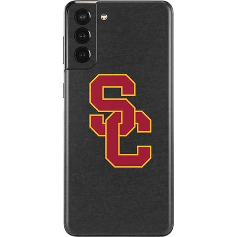 University of Southern California USC Dark Grey Logo Galaxy S21 Plus 5G Skin