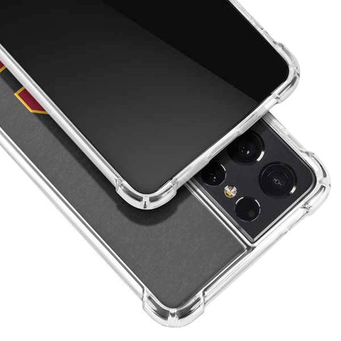 University of Southern California USC Dark Grey Logo Galaxy S21 Ultra 5G Clear Case