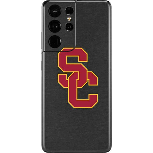 University of Southern California USC Dark Grey Logo Galaxy S21 Ultra 5G Skin