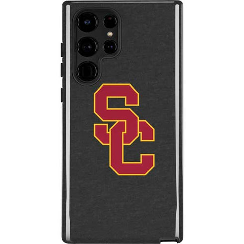 University of Southern California USC Dark Grey Logo Galaxy S22 Ultra Pro Case