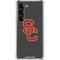 University of Southern California USC Dark Grey Logo Galaxy S23 Clear Case