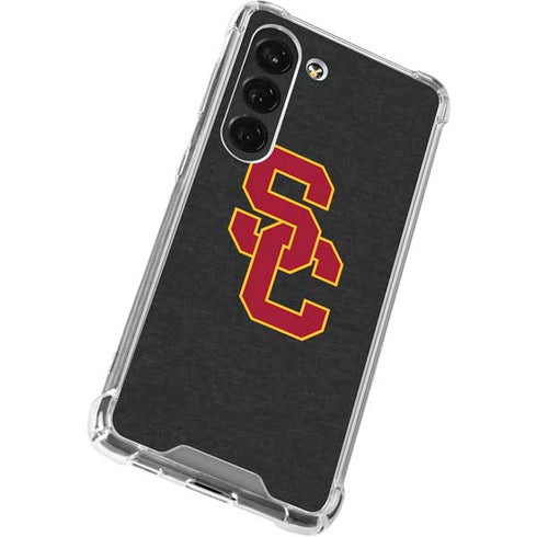 University of Southern California USC Dark Grey Logo Galaxy S23 Clear Case