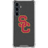 University of Southern California USC Dark Grey Logo Galaxy S23 FE Clear Case