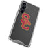 University of Southern California USC Dark Grey Logo Galaxy S23 FE Clear Case
