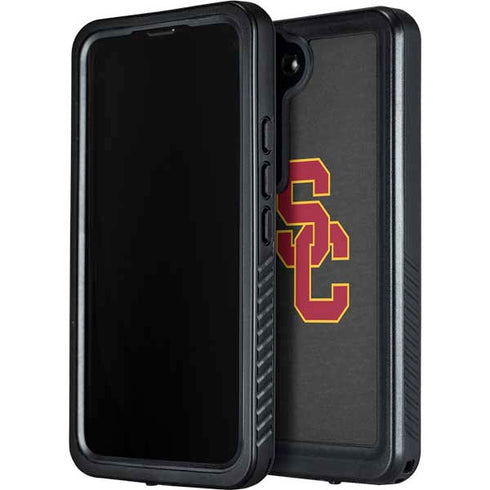 University of Southern California USC Dark Grey Logo Galaxy S23 Plus Waterproof Case