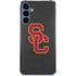 University of Southern California USC Dark Grey Logo Galaxy S24 Clear Case