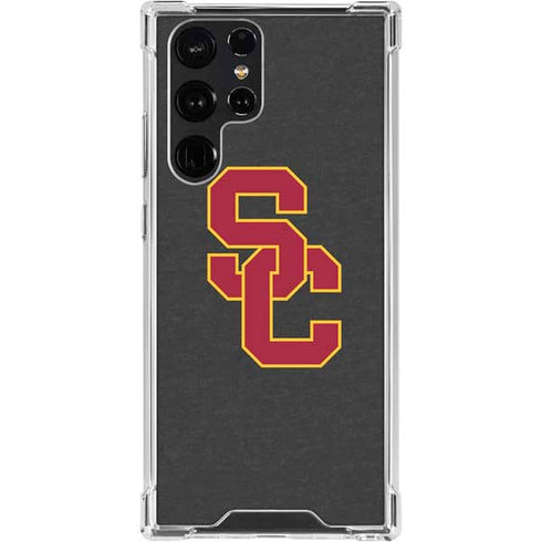 University of Southern California USC Dark Grey Logo Galaxy S24 Ultra Clear Case