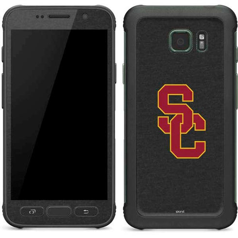 University of Southern California USC Dark Grey Logo Galaxy S7 Active Skin