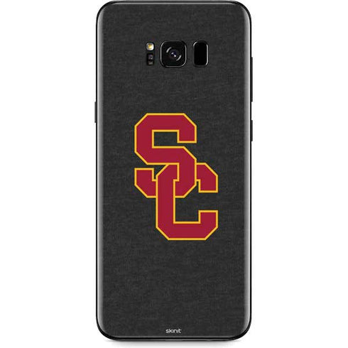 University of Southern California USC Dark Grey Logo Galaxy S8 Plus Skin