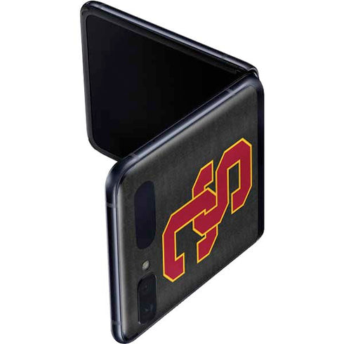 University of Southern California USC Dark Grey Logo Galaxy Z Flip Skin
