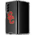 University of Southern California USC Dark Grey Logo Galaxy Z Fold4 5G Clear Case