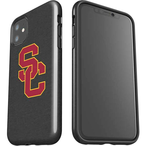 University of Southern California USC Dark Grey Logo iPhone 11 Impact Case