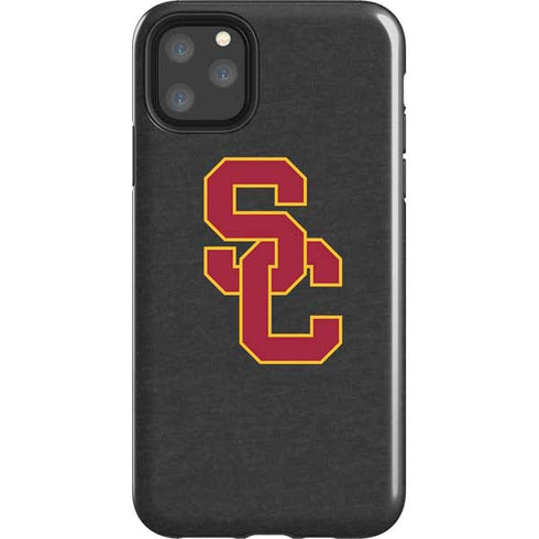 University of Southern California USC Dark Grey Logo iPhone 11 Pro Max Impact Case
