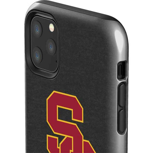 University of Southern California USC Dark Grey Logo iPhone 11 Pro Max Impact Case