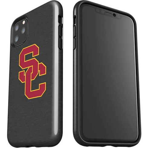 University of Southern California USC Dark Grey Logo iPhone 11 Pro Max Impact Case