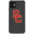 University of Southern California USC Dark Grey Logo iPhone 12 Mini Clear Case