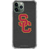 University of Southern California USC Dark Grey Logo iPhone 12 Pro Clear Case