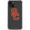 University of Southern California USC Dark Grey Logo iPhone 13 Mini Clear Case