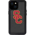University of Southern California USC Dark Grey Logo iPhone 13 Mini Waterproof Case
