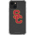 University of Southern California USC Dark Grey Logo iPhone 14 Clear Case