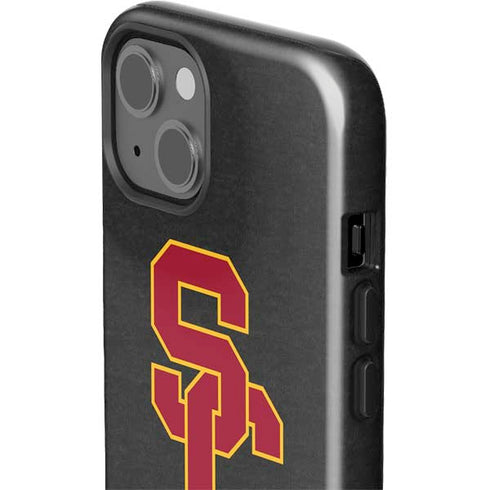 University of Southern California USC Dark Grey Logo iPhone 15 Plus Impact Case
