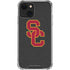 University of Southern California USC Dark Grey Logo iPhone 14 Plus Clear Case