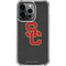University of Southern California USC Dark Grey Logo iPhone 14 Pro Clear Case