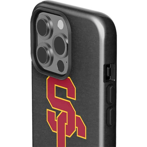 University of Southern California USC Dark Grey Logo iPhone 14 Pro Impact Case