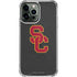 University of Southern California USC Dark Grey Logo iPhone 14 Pro Max Clear Case