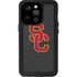 University of Southern California USC Dark Grey Logo iPhone 14 Pro Waterproof Case