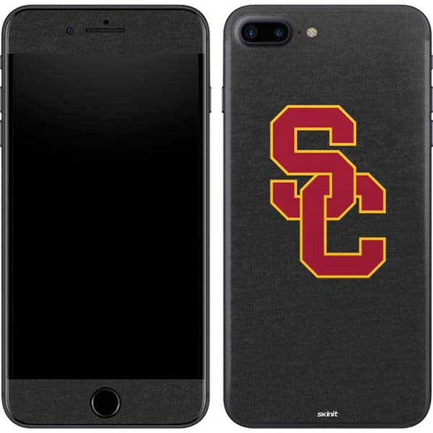 University of Southern California USC Dark Grey Logo iPhone 8 Plus Skin