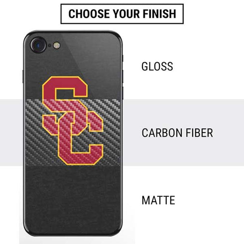 University of Southern California USC Dark Grey Logo iPhone SE (2nd & 3rd Gen) Skin