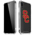 University of Southern California USC Dark Grey Logo iPhone XR Clear Case