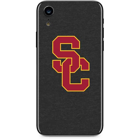 University of Southern California USC Dark Grey Logo iPhone XR Skin