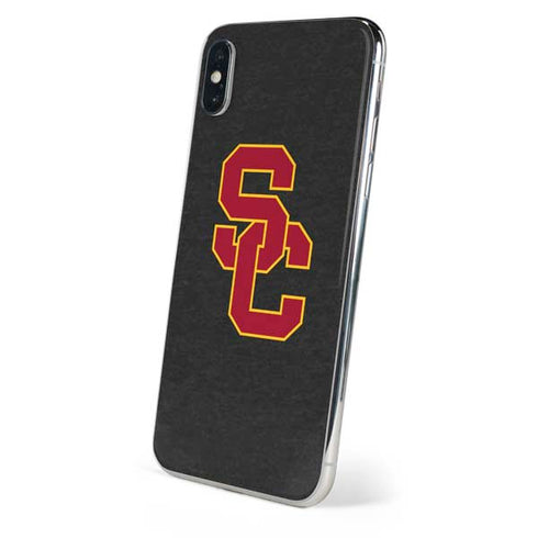 University of Southern California USC Dark Grey Logo iPhone XS Skin