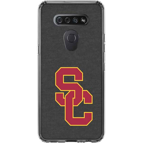 University of Southern California USC Dark Grey Logo LG K51/Q51 Clear Case
