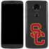 University of Southern California USC Dark Grey Logo Moto E5 Plus Skin