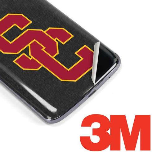 University of Southern California USC Dark Grey Logo Moto E5 Plus Skin