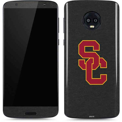 University of Southern California USC Dark Grey Logo Moto G6 Skin