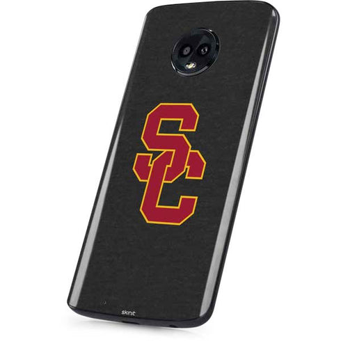 University of Southern California USC Dark Grey Logo Moto G6 Skin