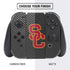 University of Southern California USC Dark Grey Logo Nintendo Switch Bundle Skin