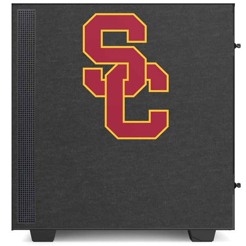 University of Southern California USC Dark Grey Logo NZXT H510 Compact ATX Mid-Tower Case Skin