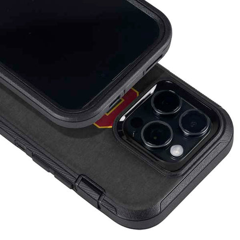 University of Southern California USC Dark Grey Logo Otterbox Defender iPhone Skin