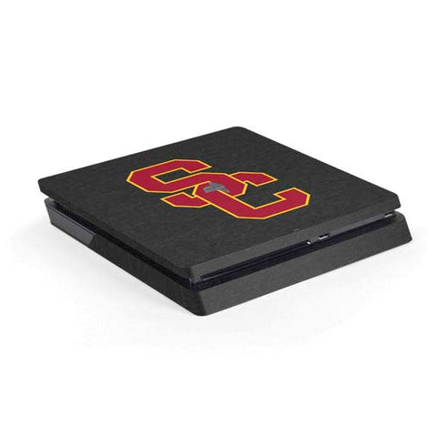 University of Southern California USC Dark Grey Logo PS4 Slim Skin