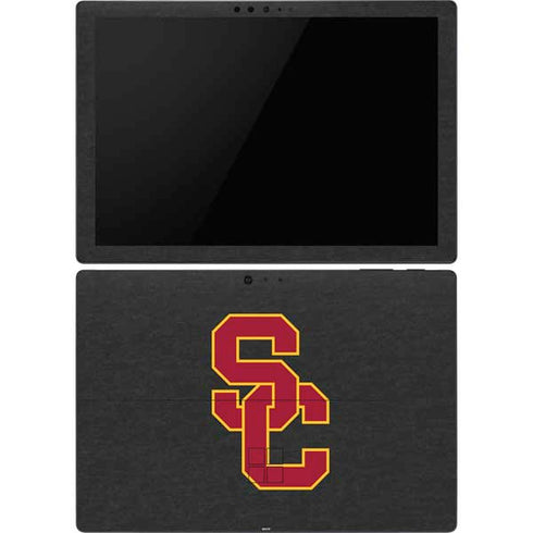 University of Southern California USC Dark Grey Logo Surface Pro 6 Skin