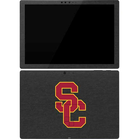 University of Southern California USC Dark Grey Logo Surface Pro 7 Skin